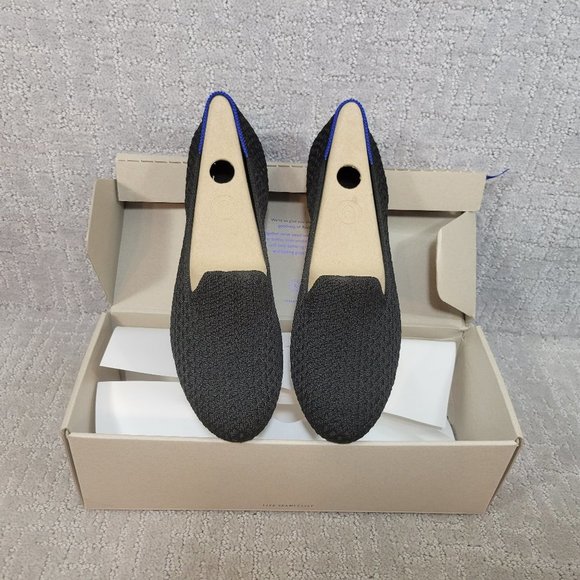 Rothy's Shoes - Rothy’s The Loafer Women's Size US 6.5 Black Honey Round Toe Slip On Flat Shoe